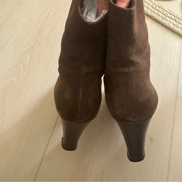 Vintage Varda Lace up Suede Booties Italian made - Picture 9 of 15